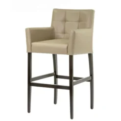 Sessio BarMatiz Tabouret de bar avec dossier matelassé et accoudoirs> Tabouret De Bar (assise +/- 80 Cm)