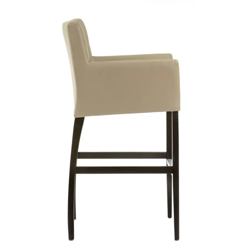 Sessio BarMatiz Tabouret de bar avec dossier matelassé et accoudoirs> Tabouret De Bar (assise +/- 80 Cm)