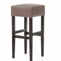 Sessio BarMax Tabouret de bar sans dossier en synthétique et bois><noscript><img width=