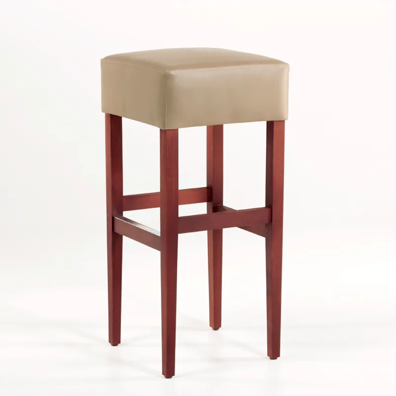 Sessio BarMax Tabouret de bar sans dossier en synthétique et bois> Tabouret De Bar (assise +/- 80 Cm)