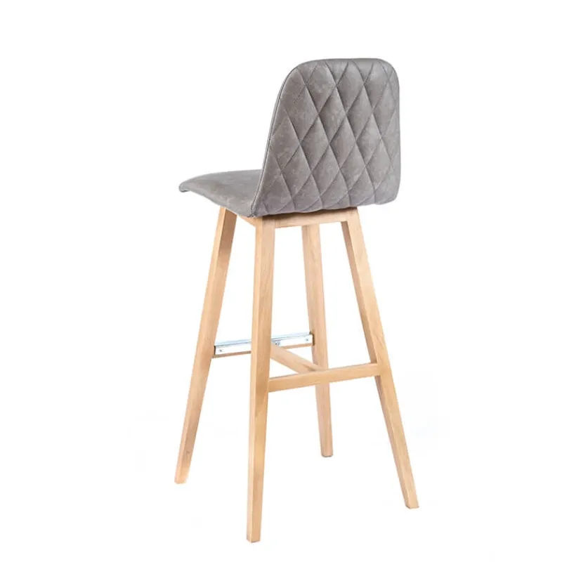 Sessio BarPandora diamant Tabouret de bar scandinave avec pieds en bois> Tabouret De Bar (assise +/- 80 Cm)