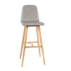 Sessio BarPandora diamant Tabouret de bar scandinave avec pieds en bois><noscript><img width=