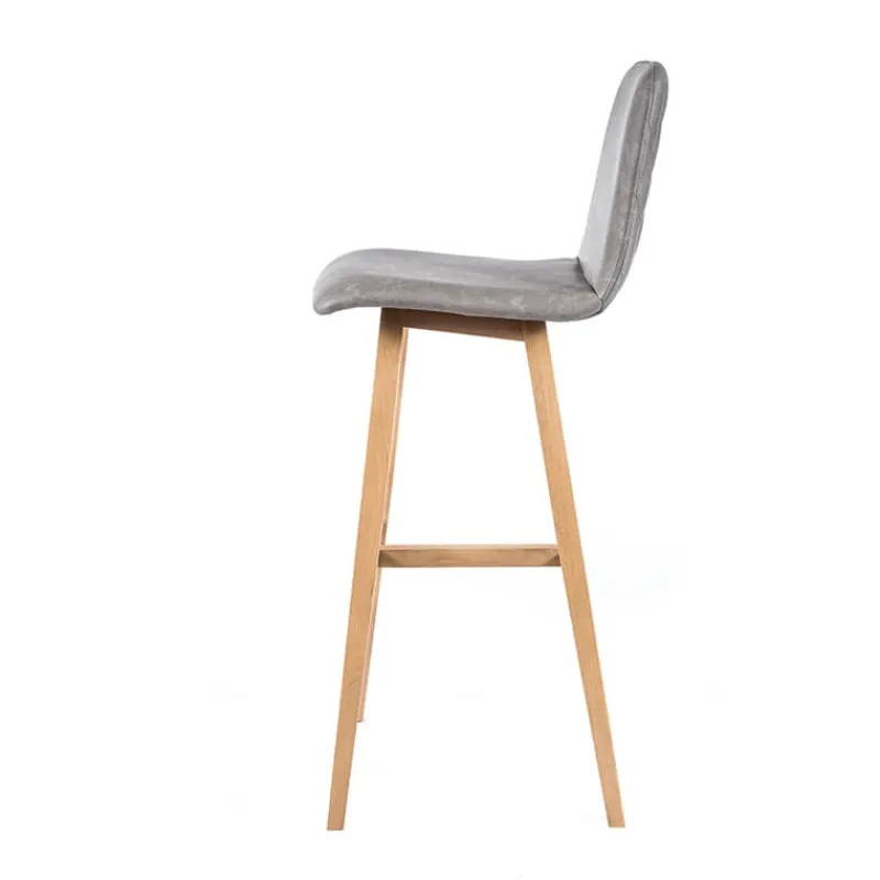 Sessio BarPandora diamant Tabouret de bar scandinave avec pieds en bois> Tabouret De Bar (assise +/- 80 Cm)