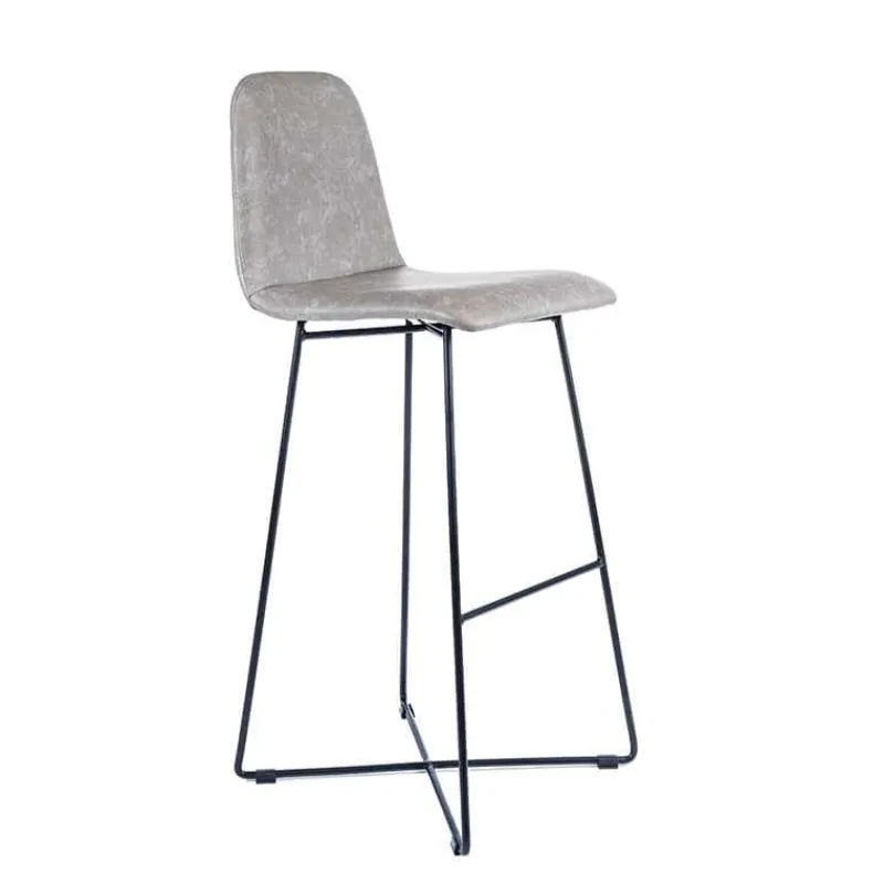 Sessio BarPandora diamant Tabouret de bar design scandinave avec pieds filaires noirs> Tabouret De Bar (assise +/- 80 Cm)