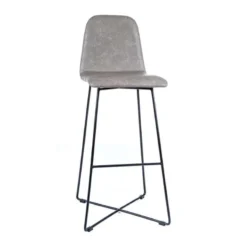 Sessio BarPandora diamant Tabouret de bar design scandinave avec pieds filaires noirs><noscript><img width=