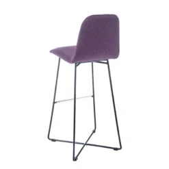 Sessio BarPandora Tabouret de bar design en tissu avec pieds filaires en métal><noscript><img width=
