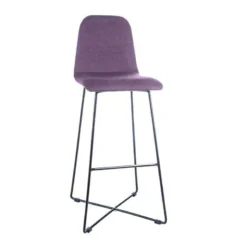 Sessio BarPandora Tabouret de bar design en tissu avec pieds filaires en métal><noscript><img width=