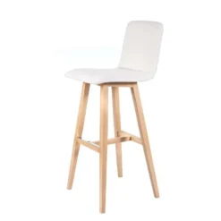 Sessio BarPlaza diamant Tabouret de bar scandinave avec pieds en bois> Tabouret De Bar (assise +/- 80 Cm)