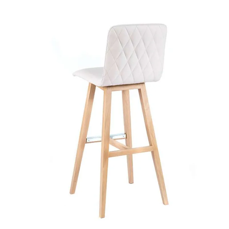 Sessio BarPlaza diamant Tabouret de bar scandinave avec pieds en bois> Tabouret De Bar (assise +/- 80 Cm)