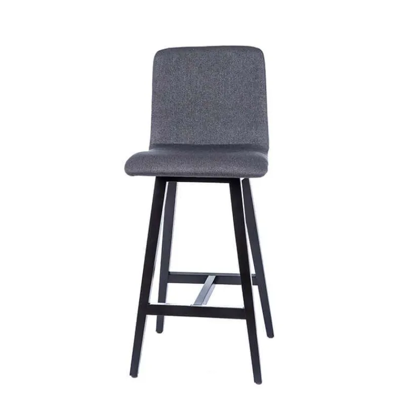Sessio BarPlaza Tabouret snack style scandinave en tissu et pieds bois> Tabouret Snack (assise +/- 65 Cm)|Tabouret De Bar (assise +/- 80 Cm)
