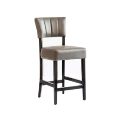 Sessio BarSteffi 2 Tabouret snack matelassé en bois et synthétique> Tabouret Snack (assise +/- 65 Cm)|Tabouret De Bar (assise +/- 80 Cm)