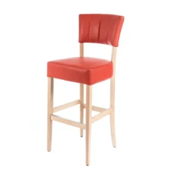 Sessio BarSteffi 2 Tabouret snack matelassé en bois et synthétique><noscript><img width=