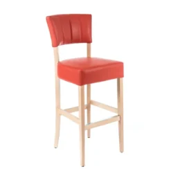 Sessio BarSteffi 2 Tabouret snack matelassé en bois et synthétique><noscript><img width=