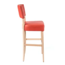 Sessio BarSteffi 2 Tabouret snack matelassé en bois et synthétique><noscript><img width=