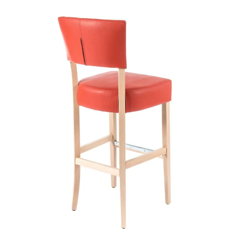 Sessio BarSteffi 2 Tabouret snack matelassé en bois et synthétique> Tabouret Snack (assise +/- 65 Cm)|Tabouret De Bar (assise +/- 80 Cm)
