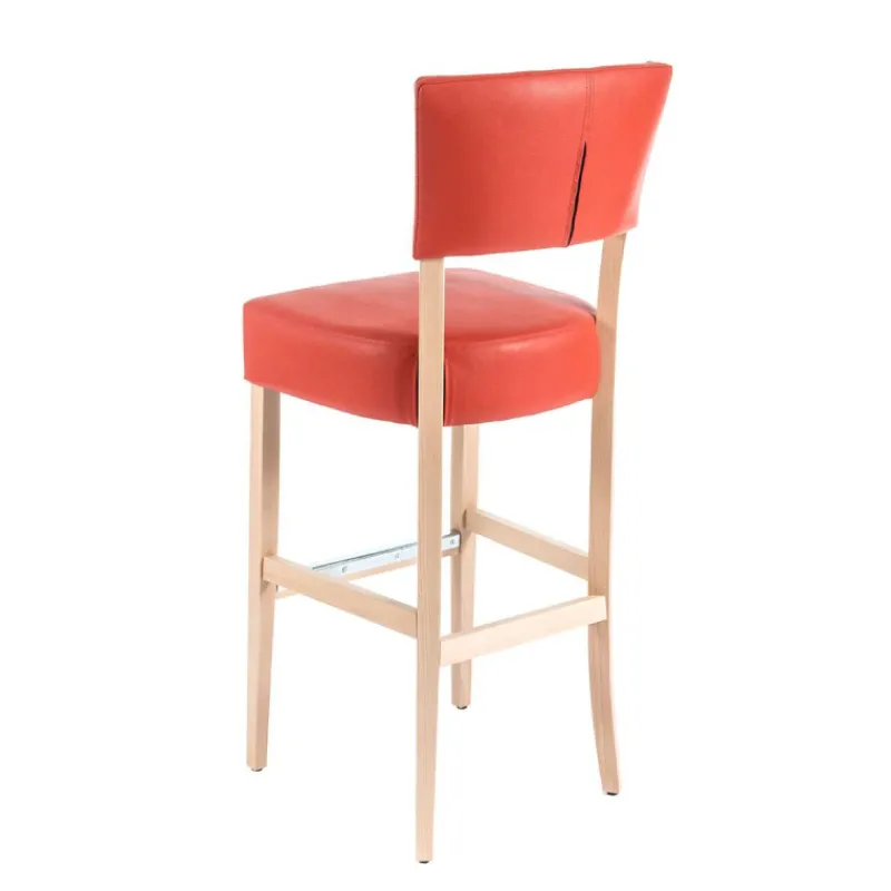 Sessio BarSteffi 2 Tabouret snack matelassé en bois et synthétique> Tabouret Snack (assise +/- 65 Cm)|Tabouret De Bar (assise +/- 80 Cm)