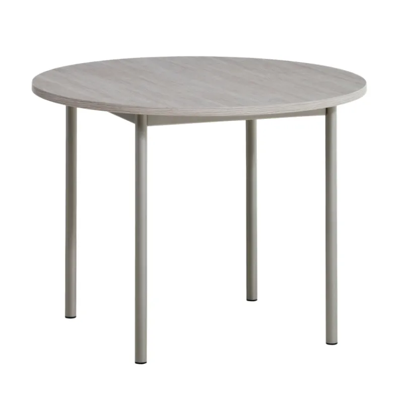 Perfecta Basic Table de cuisine ronde en stratifié avec pieds en métal> Table De Cuisine