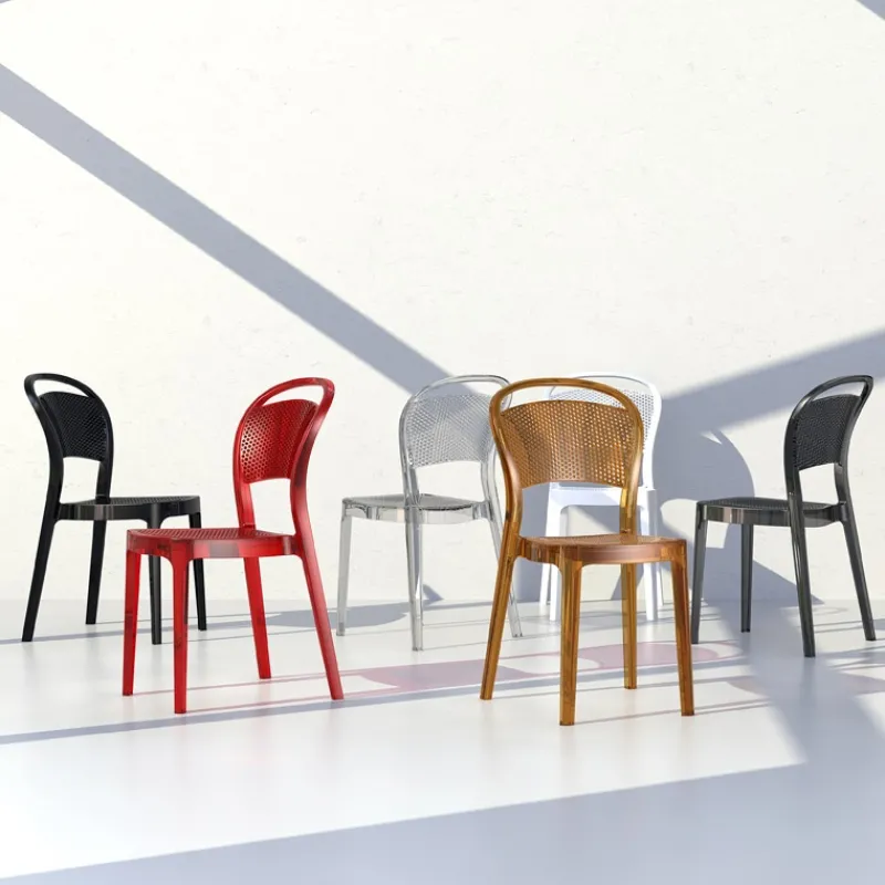 Bee Chaise moderne en polycarbonate> Chaise De Cuisine|Chaise De Salle à Manger
