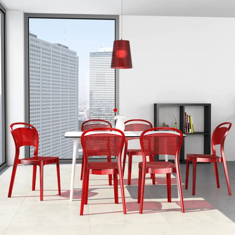 Bee Chaise moderne en polycarbonate> Chaise De Cuisine|Chaise De Salle à Manger