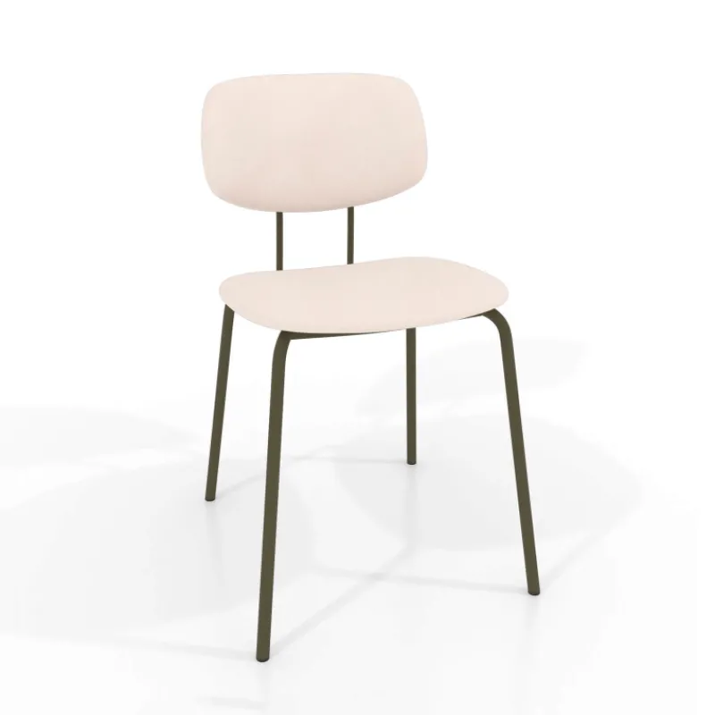 Perfecta Bistro Chaise inspiration vintage en simili avec pieds en métal> Chaise De Cuisine|Chaise De Salle à Manger