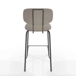 Perfecta Bistro Tabouret snack inspiration vintage en simili et pieds en métal><noscript><img width=