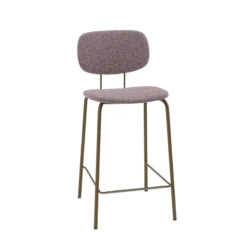 Perfecta Bistro Tabouret snack rétro en tissu et pieds en métal> Tabouret Snack (assise +/- 65 Cm)