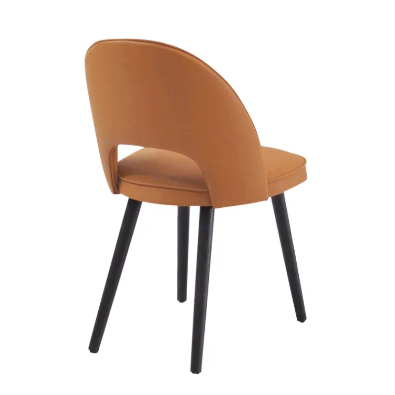 Sessio Bistrot Chaise avec dossier ajouré en simili pieds bois> Chaise Pour Chambre|Chaise De Cuisine