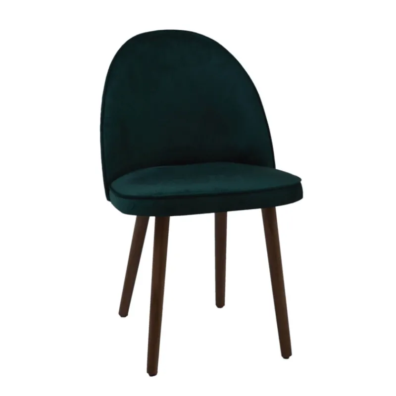 Sessio Bistrot Chaise cosy en tissu avec pieds en bois> Chaise Pour Chambre|Chaise De Salle à Manger