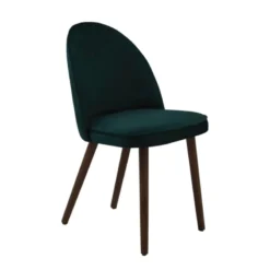 Sessio Bistrot Chaise cosy en tissu avec pieds en bois><noscript><img width=