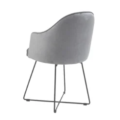 Sessio Bistrot Fauteuil design en tissu et pieds métal> Chaise De Salle à Manger|Chaise Salon