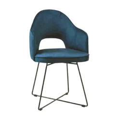 Sessio Bistrot Fauteuil design en tissu avec dossier ajouré> Chaise De Salle à Manger|Chaise Salon