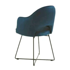Sessio Bistrot Fauteuil design en tissu avec dossier ajouré> Chaise De Salle à Manger|Chaise Salon