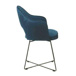 Sessio Bistrot Fauteuil design en tissu avec dossier ajouré><noscript><img width=