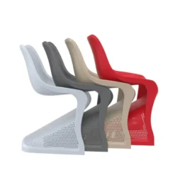 Bloom Chaise de jardin design ajourée en polypropylène><noscript><img width=