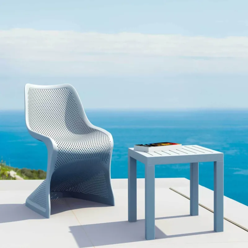 Bloom Chaise de jardin design ajourée en polypropylène> Chaise De Jardin