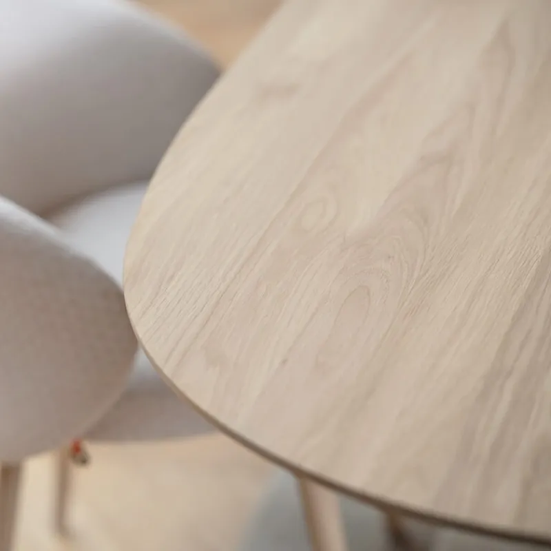 Mobitec Blossom ® Table design en bois avec bords arrondis> Table De Salle à Manger