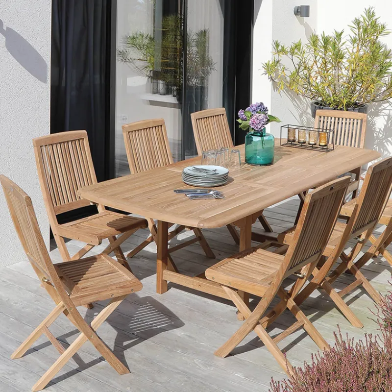 Medicis BodiniChaise de jardin pliante en teck massif> Chaise De Jardin
