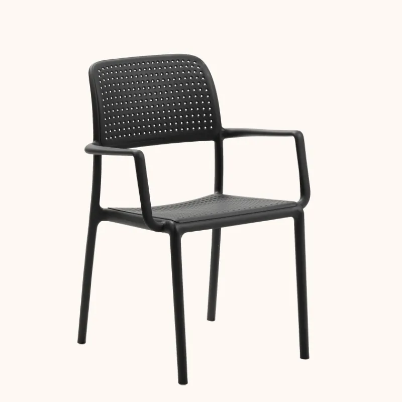 Bora Fauteuil empilable en polypropylène> Chaise De Cuisine|Chaise De Salle à Manger