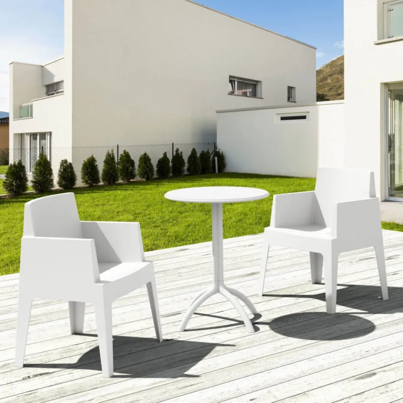 Box Fauteuil de terrasse moderne en polypropylène> Chaise De Jardin|Fauteuil De Jardin