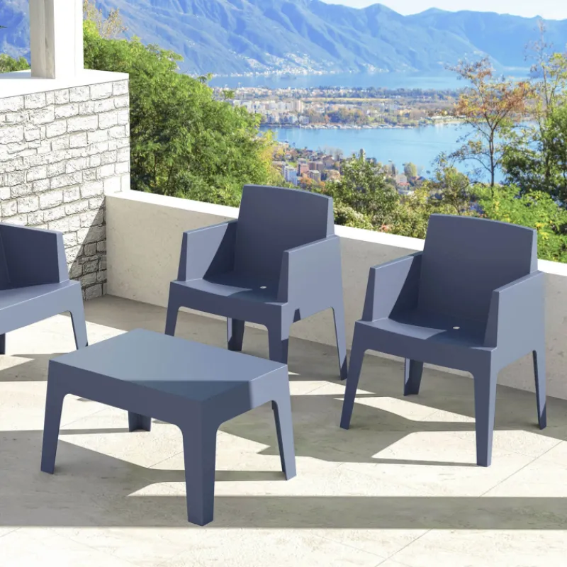 Box Fauteuil de terrasse moderne en polypropylène> Chaise De Jardin|Fauteuil De Jardin