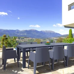 Box Fauteuil de terrasse moderne en polypropylène><noscript><img width=