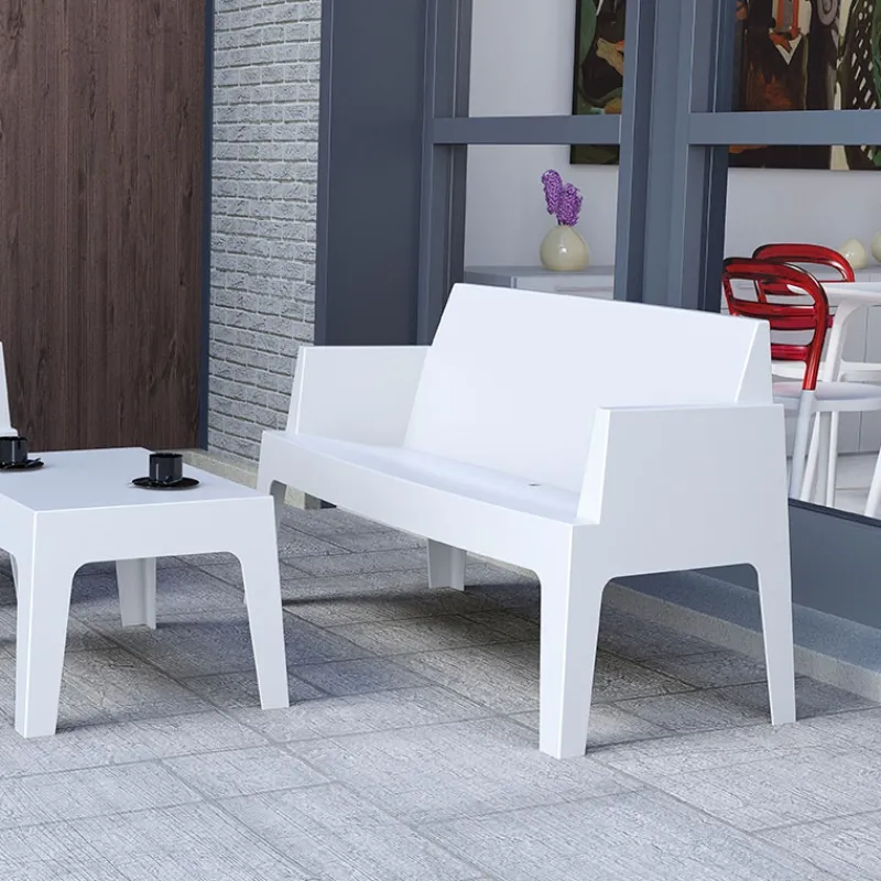 Box Sofa Banquette de jardin en polypropylène> Fauteuil De Jardin