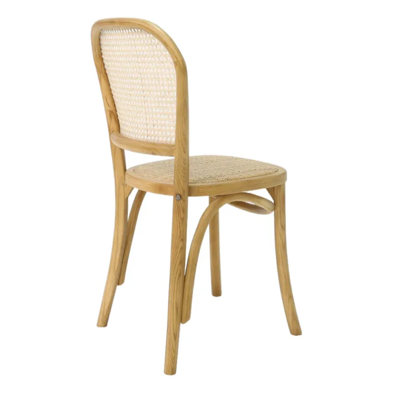 BrasserieChaise bistrot en bois et cannage> Chaise De Cuisine|Chaise De Salle à Manger