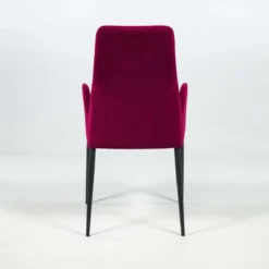 Europea Bridge Mathilde Fauteuil de salle à manger en tissu et métal><noscript><img width=