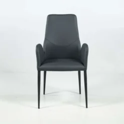 Europea Bridge Mathilde Fauteuil moderne en synthétique et métal fabriqué en Italie> Chaise De Salle à Manger|Chaise De Cuisine