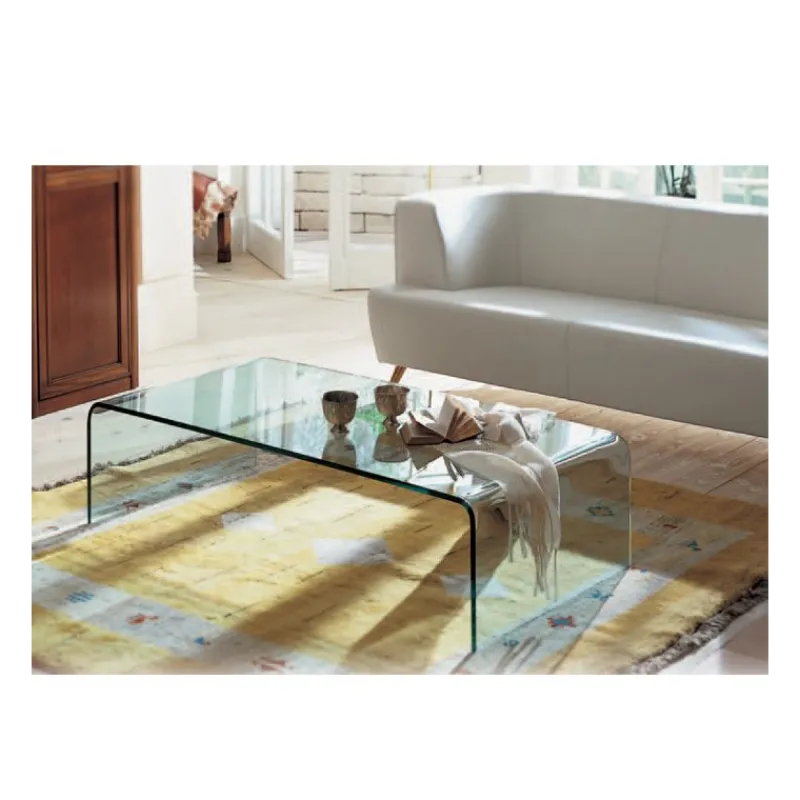 Sovet Italia Bridge Sovet® Table basse moderne rectangulaire en verre> Table De Salon