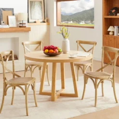 CabaretChaise style bistrot en bois> Chaise De Cuisine|Chaise De Salle à Manger