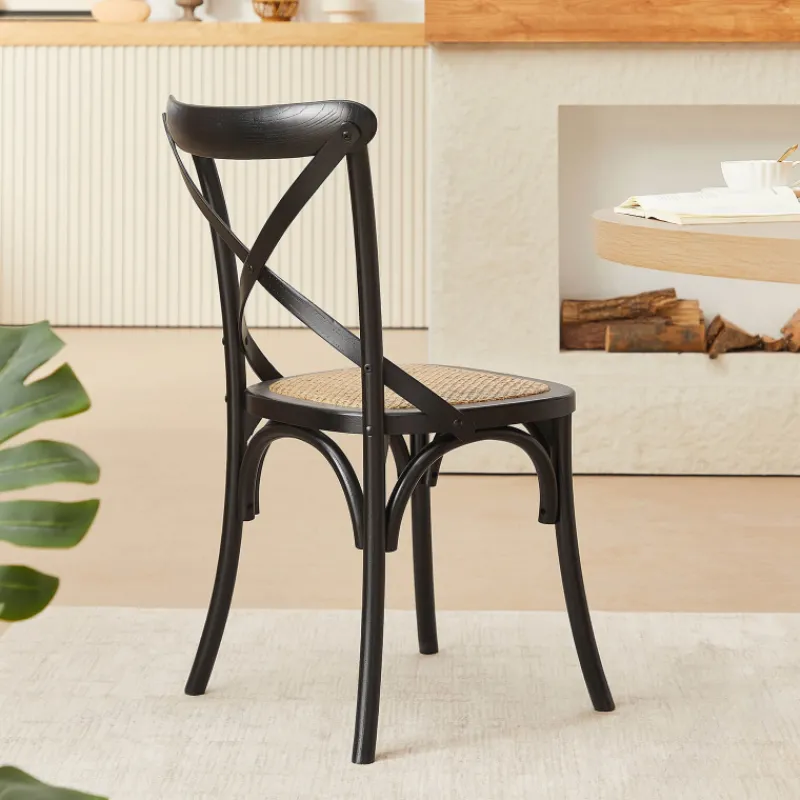CabaretChaise style bistrot en bois> Chaise De Cuisine|Chaise De Salle à Manger