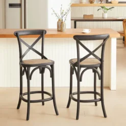 CabaretTabouret snack style bistrot en bois><noscript><img width=
