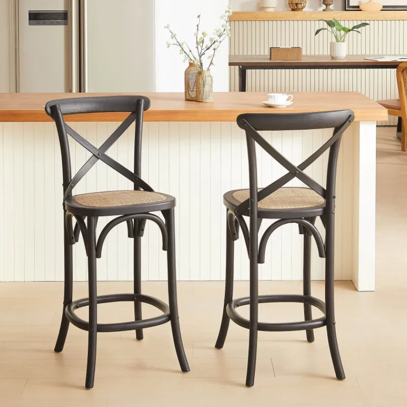 CabaretTabouret snack style bistrot en bois> Tabouret Snack (assise +/- 65 Cm)|Tabouret De Bar (assise +/- 80 Cm)